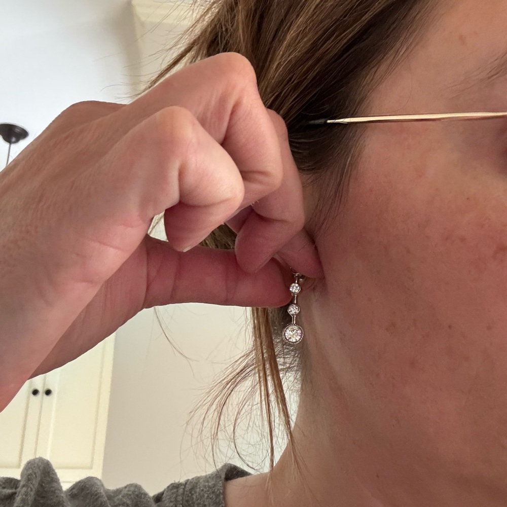 Elegant Silver Drop Earrings